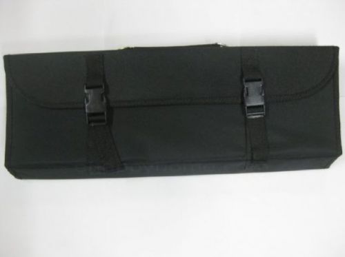 Winco KBG-10 Black Cutlery Knife Bag 10 Compartment Knife Bag, Black