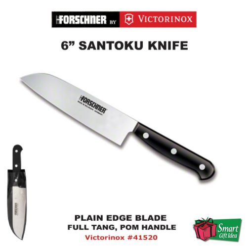 6&#034; SANTOKU KNIFE_POM HANDLE, FULL TANG,PLAIN EDGE_FORSCHNER BY VICTORINOX #41520