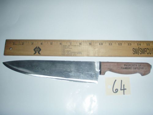 FROST 10&#034;CHEFS KNIFE WITH ROSEWOOD HANDLE #64