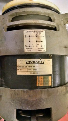 Hobart H600 Mixer Motor 00-120887-00002