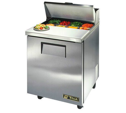 True sandwich and salad prep table, tssu-27-8, commercial, kitchen, foodservice for sale