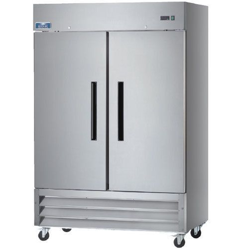 Arcticair af49 reach-in freezer, 2 stainless steel doors, 54&#034; wide, 49 cubic fee for sale