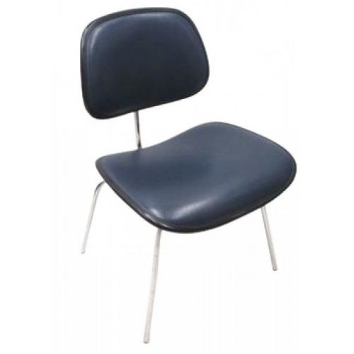 Vintage herman miller dcm navy vinyl chairs great for your home or office for sale