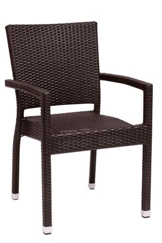 New Monterey Outdoor Aluminum / Synthetic Java Wicker Arm Chair