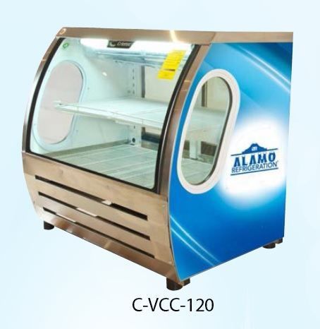 Criotec 48in Curved Glass Refrigerated Bakery Deli Meat Display Cold Case NEW!!