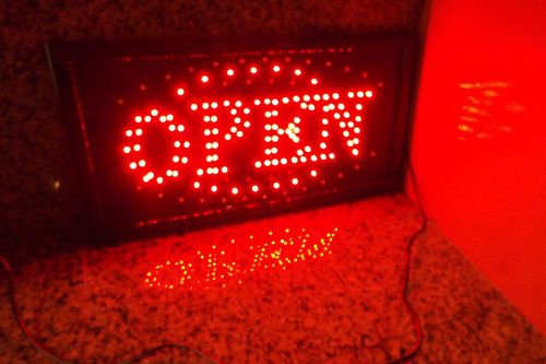 Open Led Display Sign Animated 19 x 10