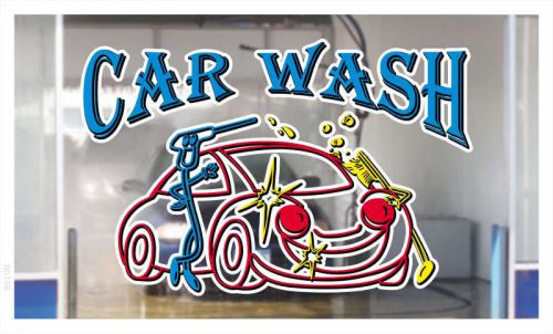 Bb196 car wash banner shop sign for sale