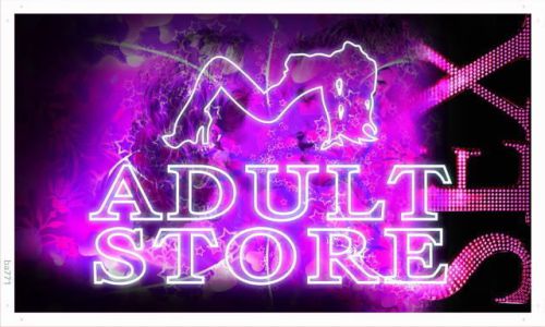 ba771 Adult Store Toys Shop Bar Sex XXX Banner Sign