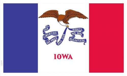 bc021 FLAG OF IOWA (Wall Banner Only)
