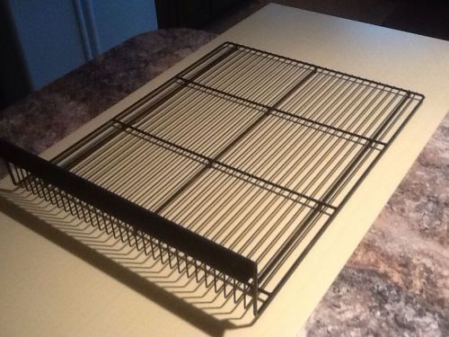 4 black wire cooler freezer produce shelving grate grocery store equipment shelf for sale