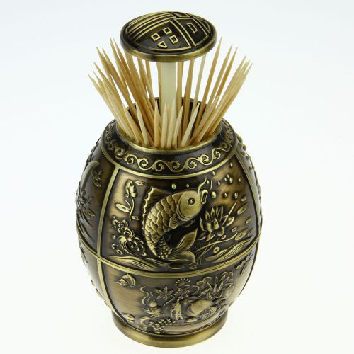 Home exquisit toothpick holders pop-up automatic elegant dispenser novelty gift for sale