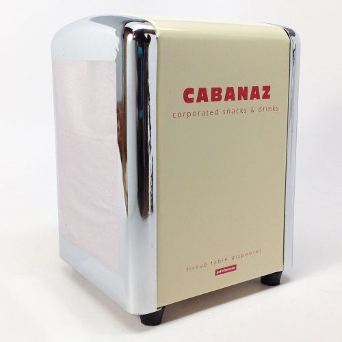 Cabanaz Puhlmann Diner Table Top 250 Napkin Tissue Dispenser Vanilla-Cream