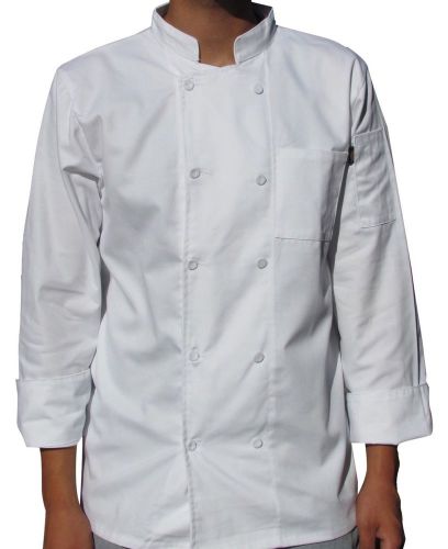 Chef Jacket Dickies 70305 Restaurant Button Front White Uniform Coat XL New