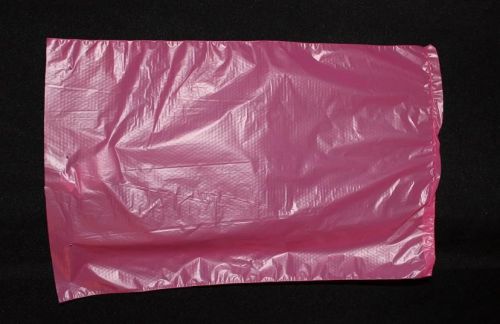 100 Pcs. 6.25 x9.25 Plastic Merchandise Bags Embossed Magenta Retail Party Bag