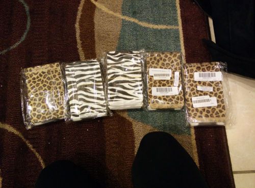 Zebra and cheetah Print 4&#034; x 6&#034; Retail Party Wedding Favor Gift Bags