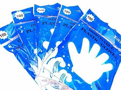 NEW 500 Disposable Gloves(100ct.x5 Bags) By Marljohns