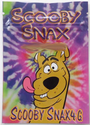 100* Scooby Snax EMPTY ziplock bags (good for crafts incense jewelry)
