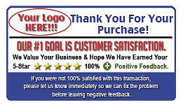 NEW Thank You For Your Purchase/FB Sticker Label 3.5x2. 1,000pcs watch VIDEO