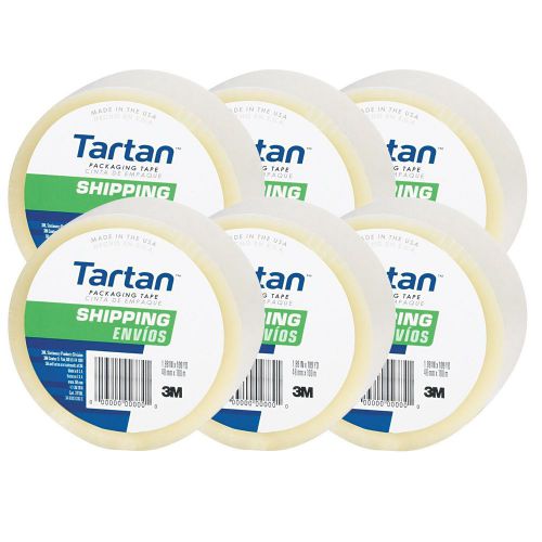6 rolls - 3m tartan - shipping ct.aging tape - 1.88&#034; x 54.6 yd for sale