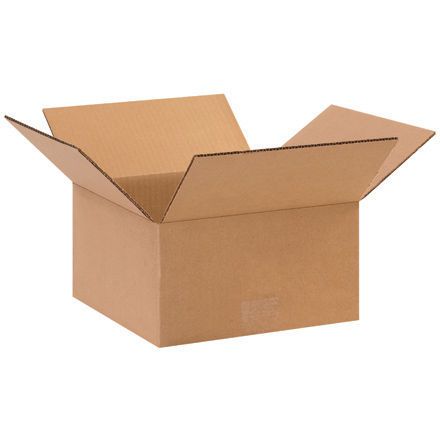 25 10x10x5 Flat Corrugated Shipping Packing Boxes