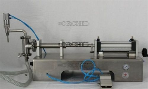 Pneumatic liquid filling filler machine for shampoo\oil\water\perfume\500-2500ml for sale