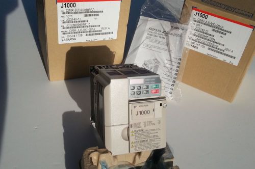 2 hp Yaskawa J1000 Variable Frequency Drive for Single Phase 230VAC Quantity Two