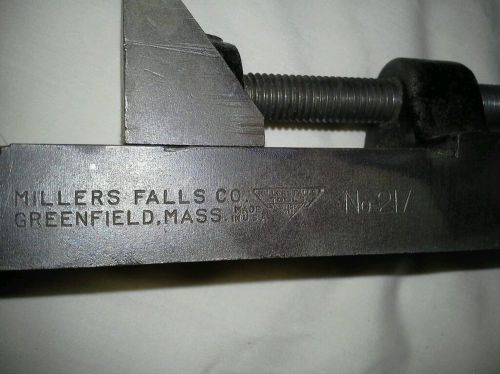 Millers falls no. 217 machinists drill press vise  - 3&#034; opening - made in usa for sale