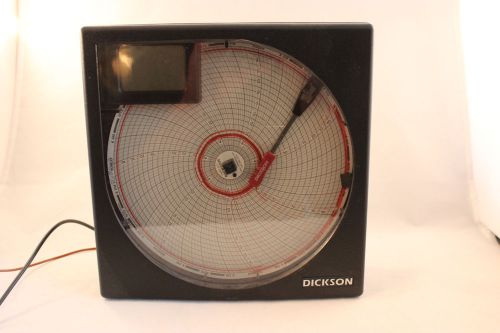 Dickson kt803 temperature chart recorder box of 8&#034; charts and 3 pens for sale