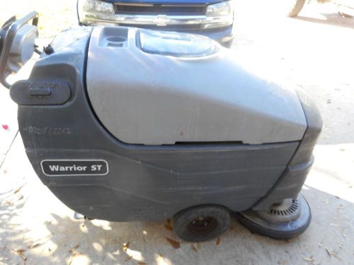 Advanced warrior st floor scrubber 2008 (1) with charger and new brushes. for sale