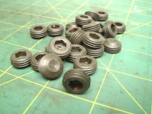(25) 1/2-20 x 1/4 socket set screws cup point black oxide #57714 for sale
