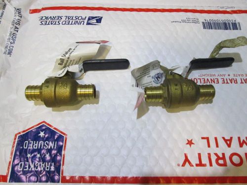 Two (2) 3/4&#034; pex ball valves for sale
