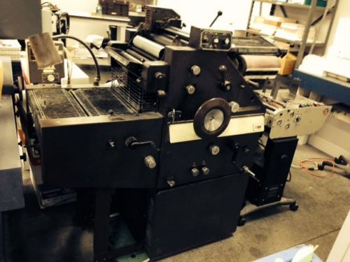 AB Dick 9810 XCS Printing Press with T-Head for 2-Color Printing