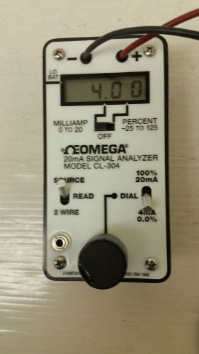 Used Omega 20mA Signal Analyzer, CL-304,