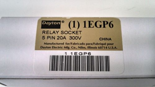 Dayton Relay Socket - 1EGP6 (Lot of 18)