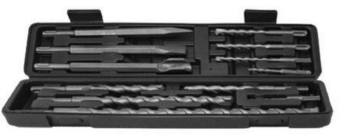 12 pc sds plus type hammer drill bits set concrete masonry bits chisel carbide for sale