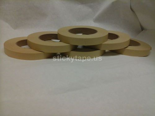 Specialty high temperature masking tape 18mm x 55m tan 6 pk for sale