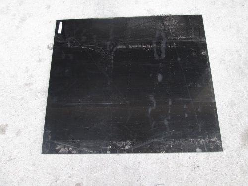 Polypropylene impact copolymer black plastic sheet 1/2&#034; x 22&#034; x 24&#034; n00m-00 uhmw for sale