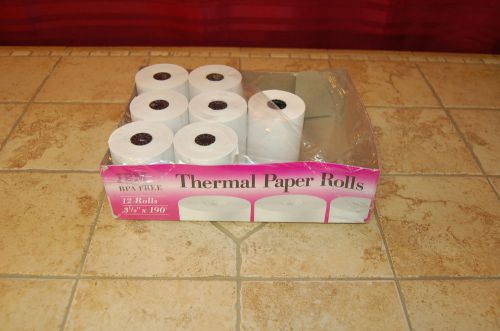 Thermal Paper Rolls IBM 3 1/8&#034; x 190&#039; 7 Rolls to sell
