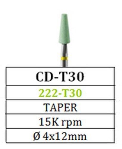 Diamond Green Stone Taper CD-T30 for Zirconia and Porcelain