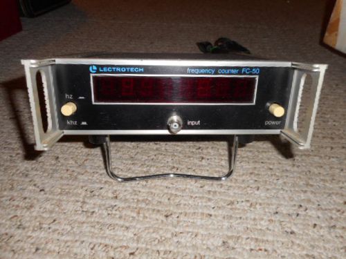 LECTROTECH FREQUENCY COUNTER FC-50