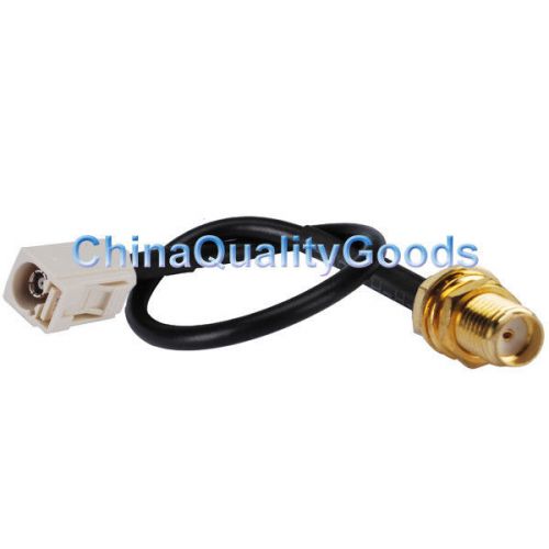 Jumper cable assembly fakra b jack straight to sma jack pigtail cable rg174 15cm for sale