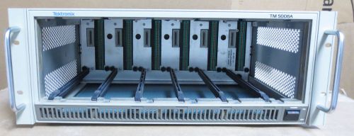 Tektronix Rackmount TM5006A 6-Slot Power Mainframe with GPIB and Option 12