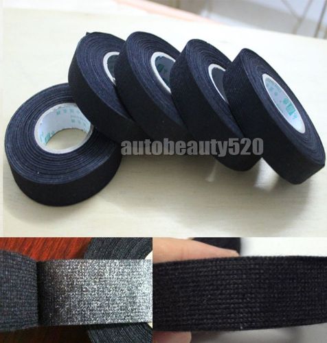 10 x Auto Car Wiring Loom Harness Adhesive Cloth Fabric Tape 19mm/15m ok