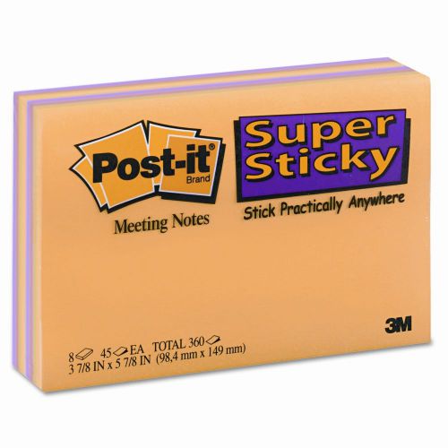 Post-it® Super Sticky Large Format Note Pad, 8 Pack
