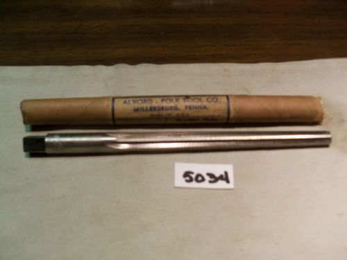 (#5034) new machinist no.6 american made straight flute taper pin reamer for sale