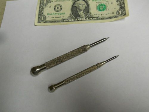 Starrett  #70-A &amp; B  Pocket Scribers with Solid Carbide Tipped Points  used
