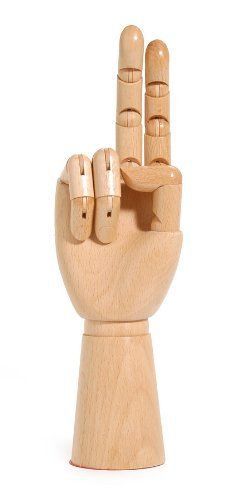 Darice 97632 Wooden Right Hand Manikin