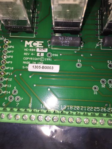 MCE ELEVATOR  MCE HC-RB4-SCR1  PC Board