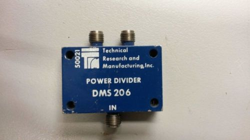 Power divider dms 206 SMA 2.0-4.0GHz TECHNICAL RESEARCH TRM 2-way splitter