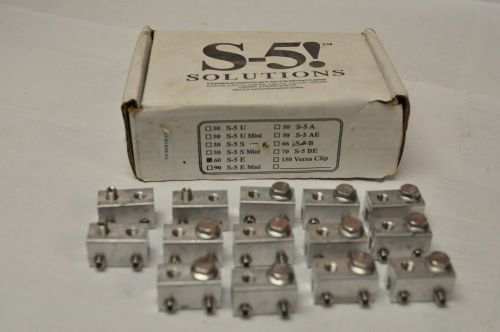 (14) s-5! solutions s-5 e standing seam metal hanger clamp new! for sale